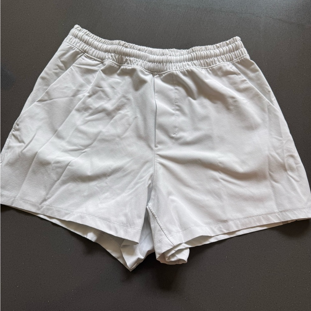 Lululemon Athletica White Athletic Shorts